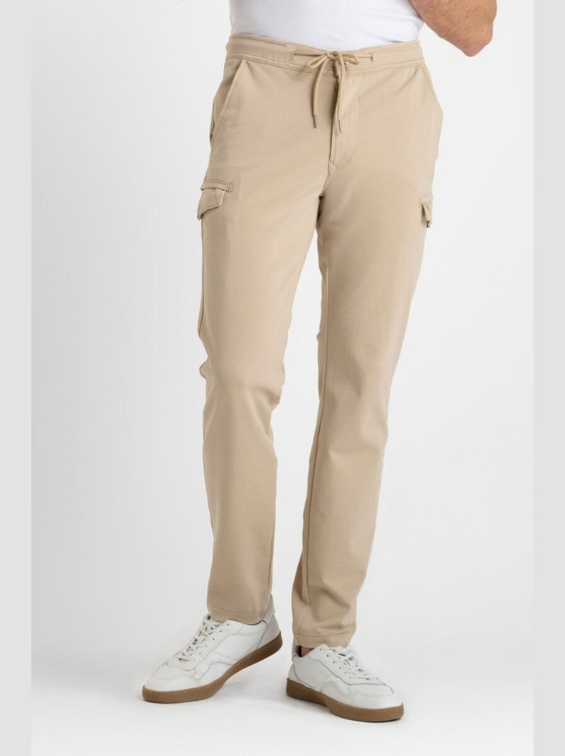 Pantalon TOM droite en jeans 'Le Temps Des Cerises' Beige - Kiabi