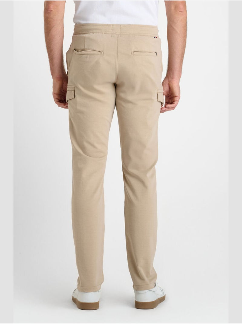Pantalon TOM droite en jeans 'Le Temps Des Cerises' Beige - Kiabi