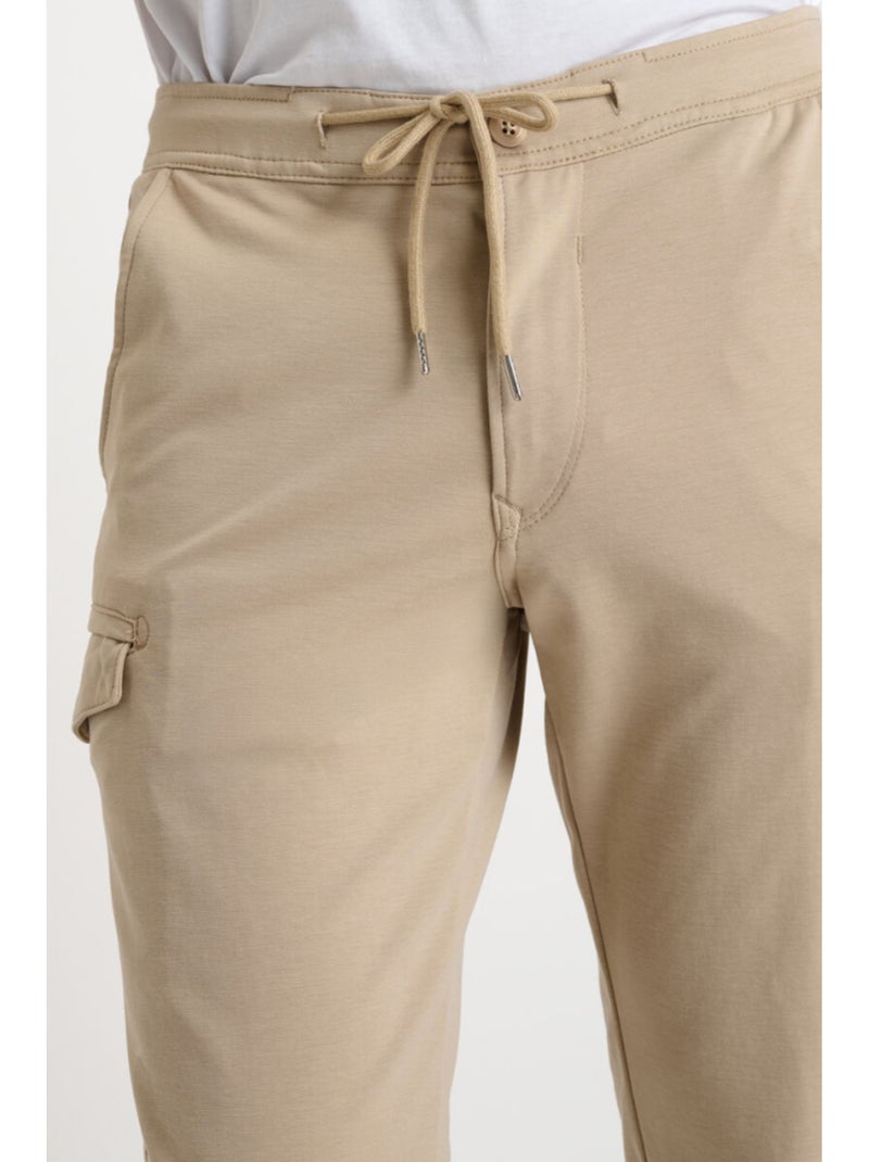 Pantalon TOM droite en jeans 'Le Temps Des Cerises' Beige - Kiabi
