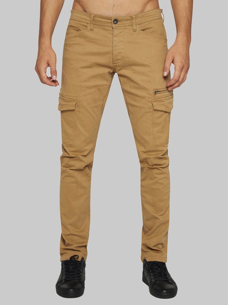 Pantalon  Tonvui Mahevan Redskins Camel - Kiabi