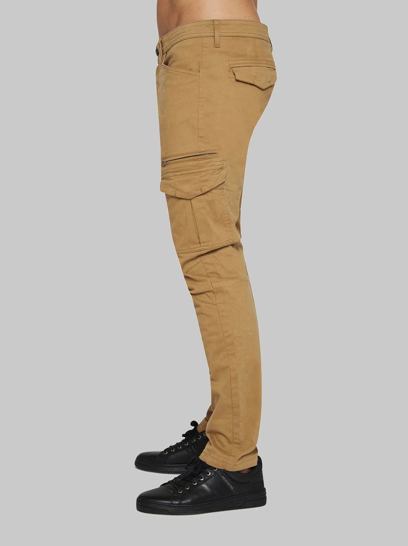 Pantalon  Tonvui Mahevan Redskins Camel - Kiabi