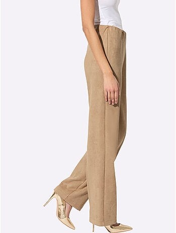 Pantalon toucher velouté - taille standard - helline