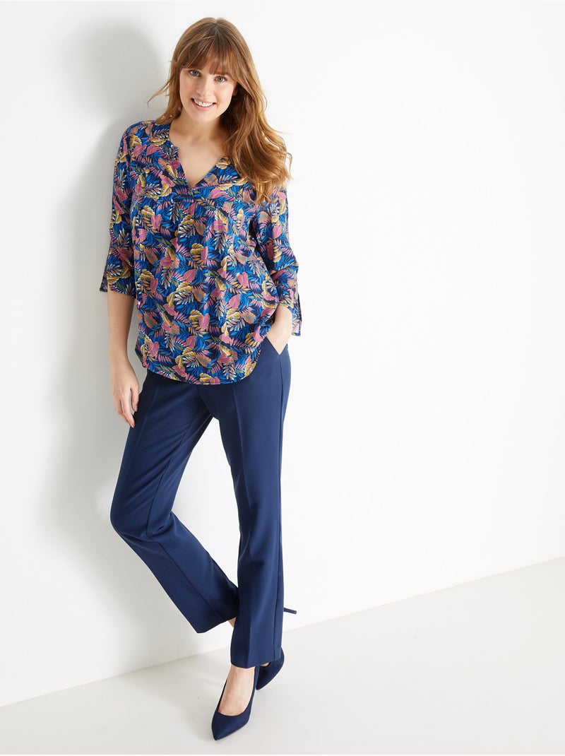 Pantalon tout élastiqué - DAXON Bleu marine - Kiabi