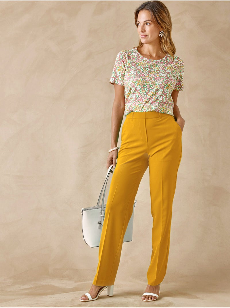 Pantalon tout élastiqué - DAXON Miel - Kiabi