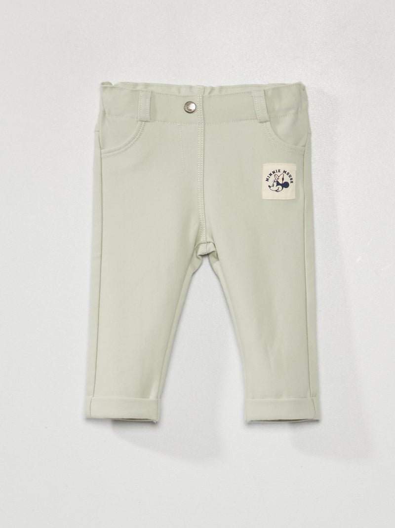 Pantalon tregging avec imprimé 'Minnie' Bleu - Kiabi