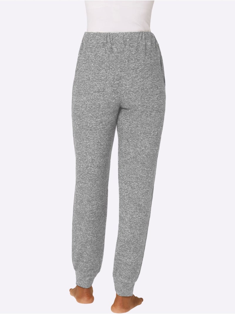 Pantalon tricot fin très doux - taille standard - witt Gris clair - Kiabi