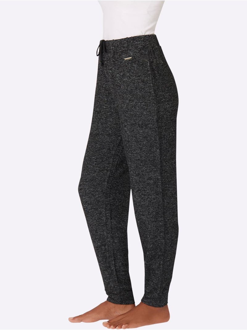 Pantalon tricot fin très doux - taille standard - witt Noir Gris anthracite - Kiabi