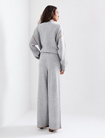 Pantalon tricoté avec de la laine, MO Fashion