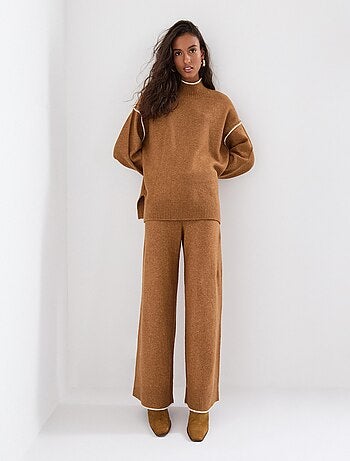 Pantalon tricoté avec de la laine, MO Fashion