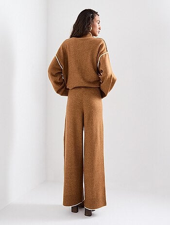 Pantalon tricoté avec de la laine, MO Fashion