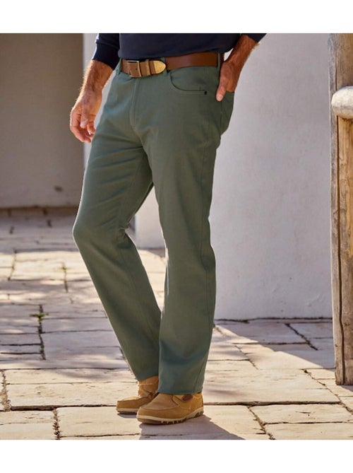 Pantalon Twill Stretch Confort   - ATLAS FOR MEN - Kiabi