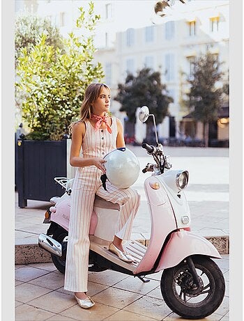 Pantalon TYKOGI droite en jeans 'Le Temps Des Cerises'