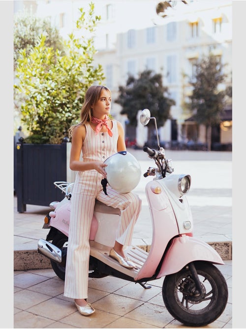 Pantalon TYKOGI droite en jeans 'Le Temps Des Cerises' - Kiabi