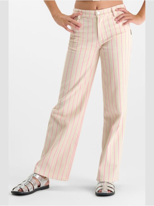 Pantalon TYKOGI droite en jeans 'Le Temps Des Cerises' - Kiabi