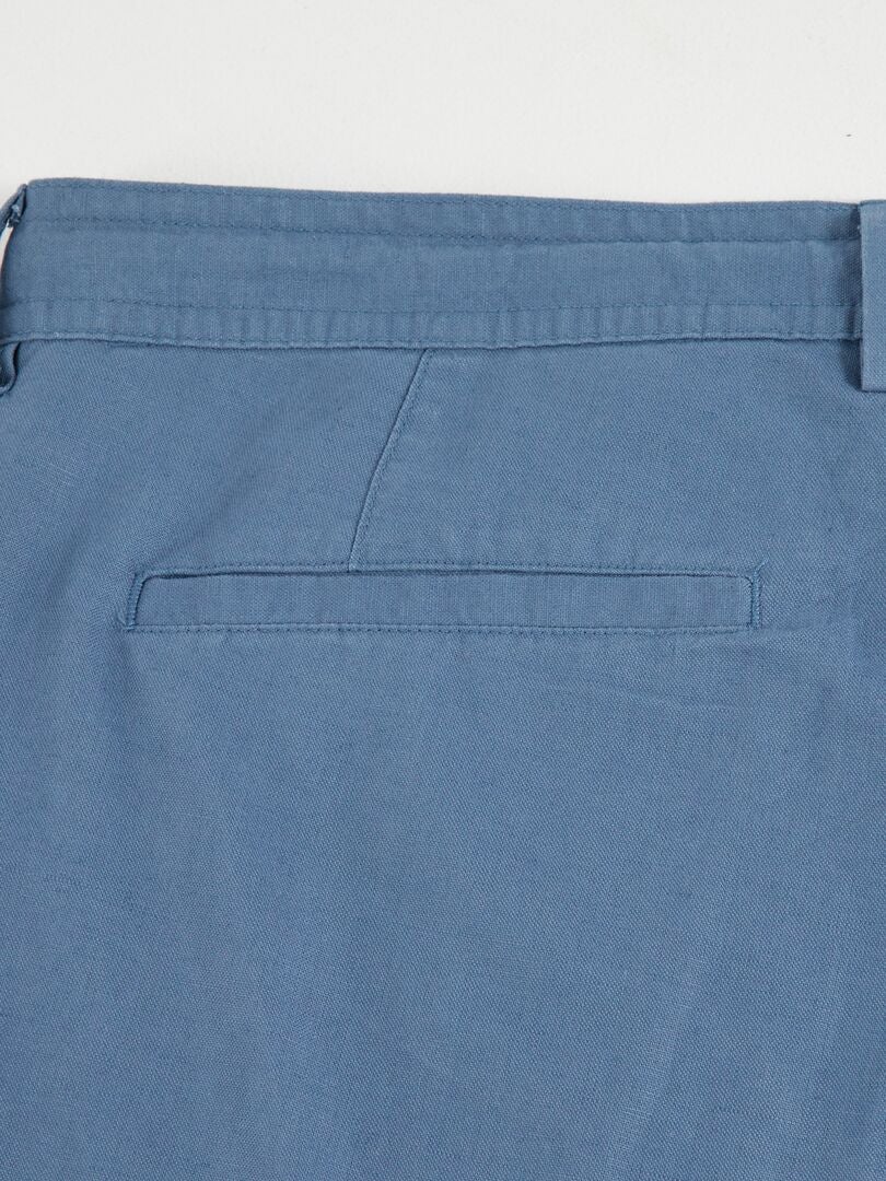 Pantalon type chino Bleu - Kiabi