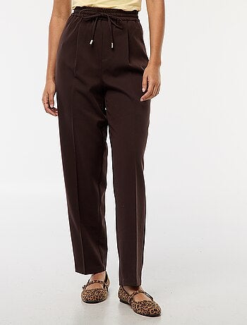 Pantalon type jogger uni