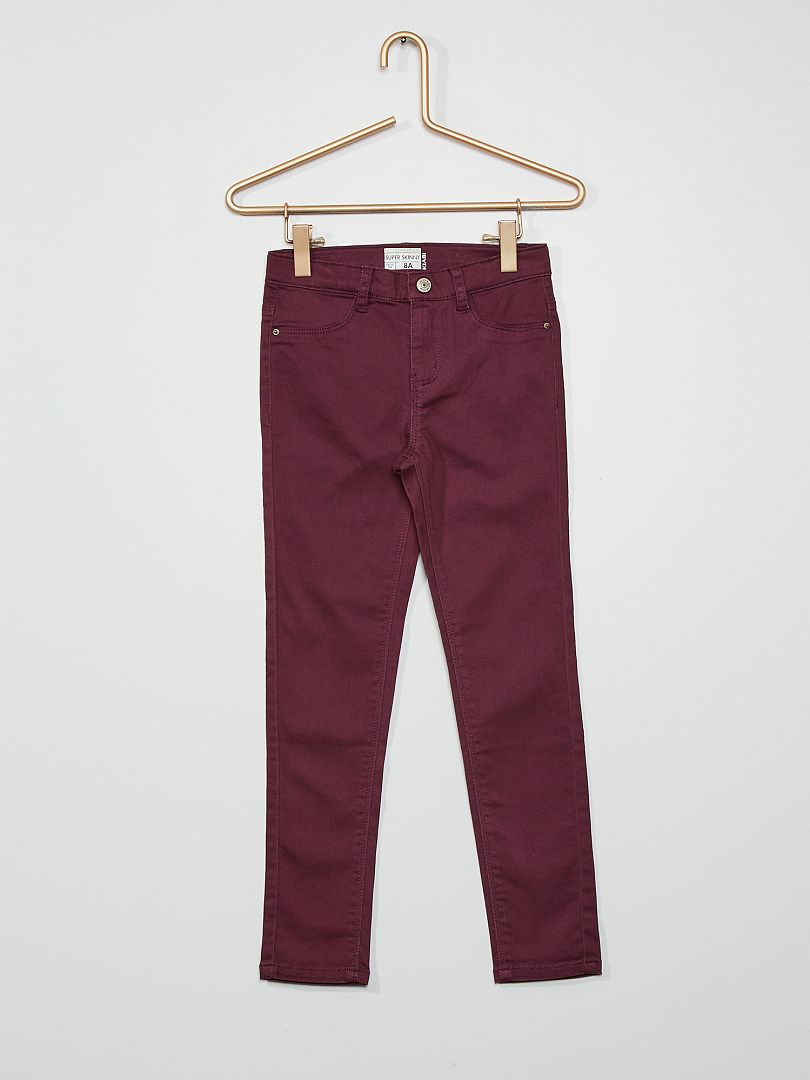 Pantalon ultra skinny prune - Kiabi