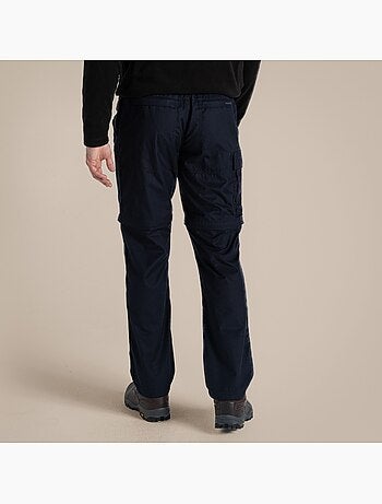 Pantalon uni 2-en-1 à taille semi-élastiquée expert kiwi - craghoppers