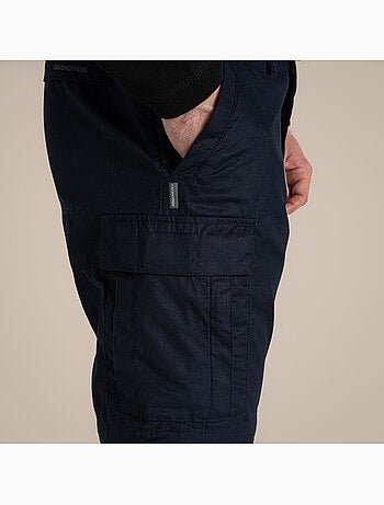 Pantalon uni 2-en-1 à taille semi-élastiquée expert kiwi - craghoppers