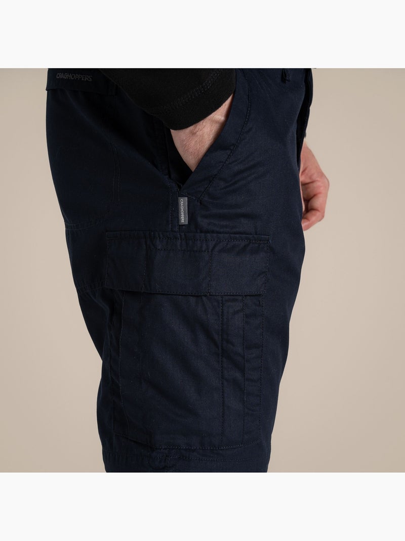 Pantalon uni 2-en-1 à taille semi-élastiquée expert kiwi - craghoppers Bleu foncé - Kiabi