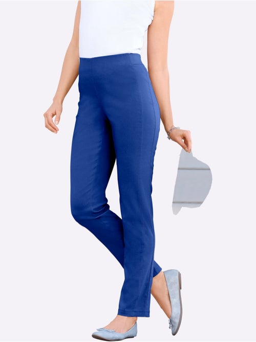 Pantalon uni à ceinture élastique et effet affinant - Taille standard - Witt - Kiabi Pantalon uni à ceinture élastique et effet affinant - Taille standard - Witt - Kiabi