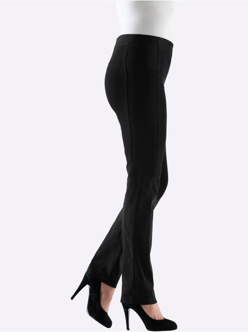 Pantalon uni à ceinture élastique et effet affinant - Taille standard - Witt - Kiabi Pantalon uni à ceinture élastique et effet affinant - Taille standard - Witt - Kiabi