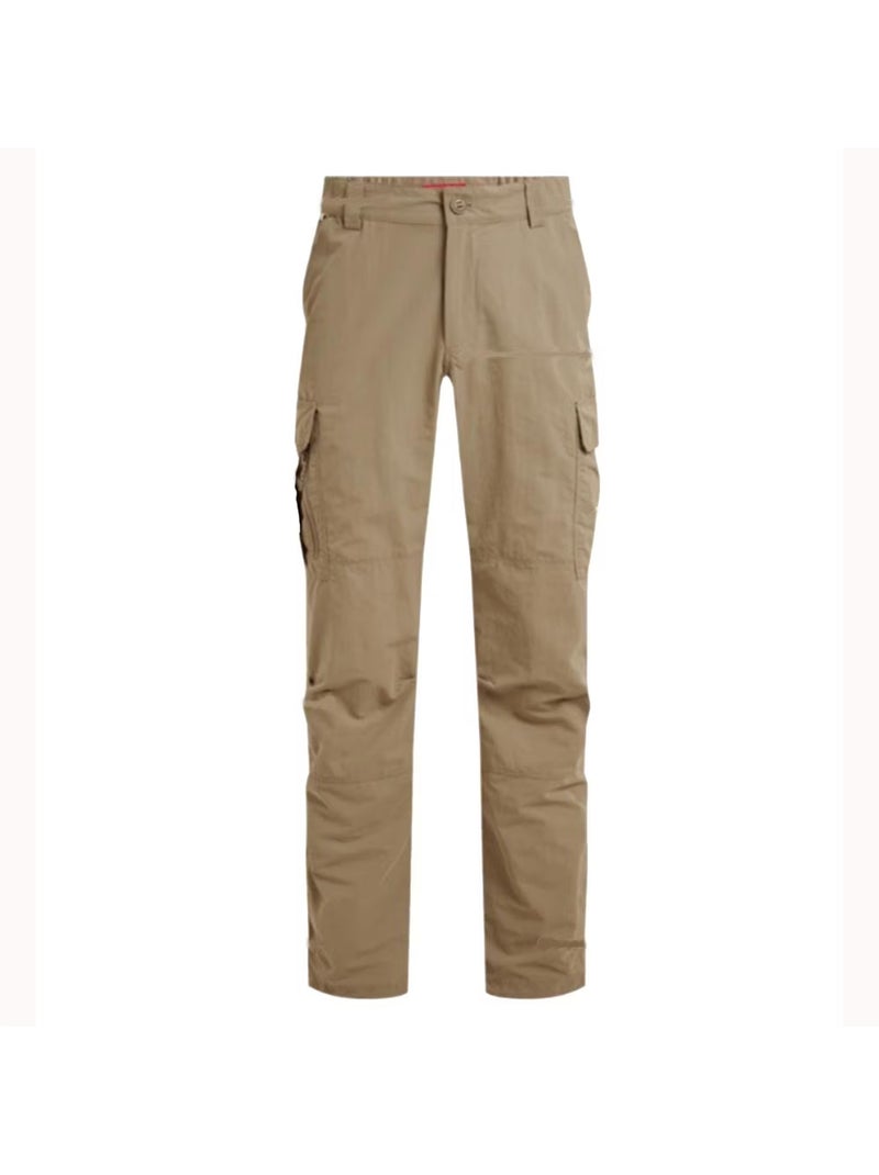 Pantalon uni à poches et taille semi-élastiquée - craghoppers Beige - Kiabi