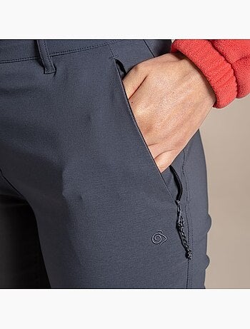 Pantalon uni à taille mi-haute kiwi pro - craghoppers