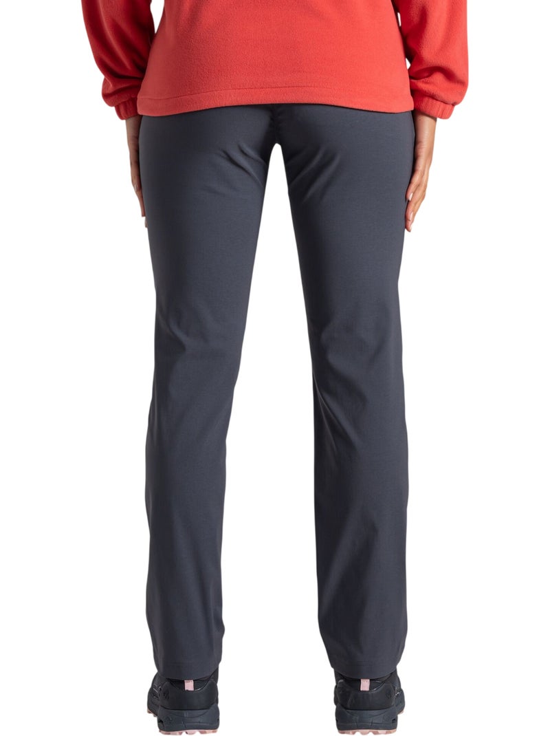 Pantalon uni à taille mi-haute kiwi pro - craghoppers Gris Gris anthracite - Kiabi