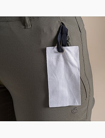 Pantalon uni à taille mi-haute kiwi pro - craghoppers