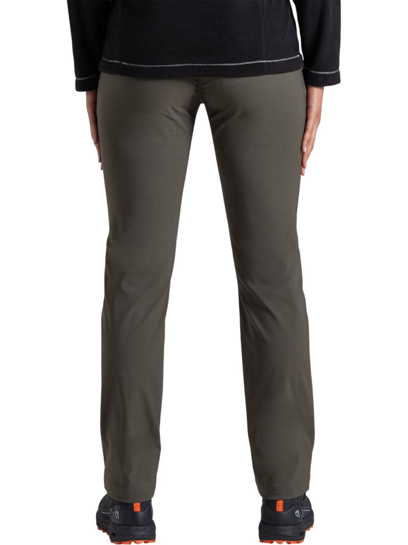 Pantalon uni à taille mi-haute kiwi pro - craghoppers Kaki - Kiabi