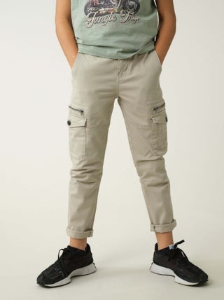 Pantalon uni casual 'Deeluxe'