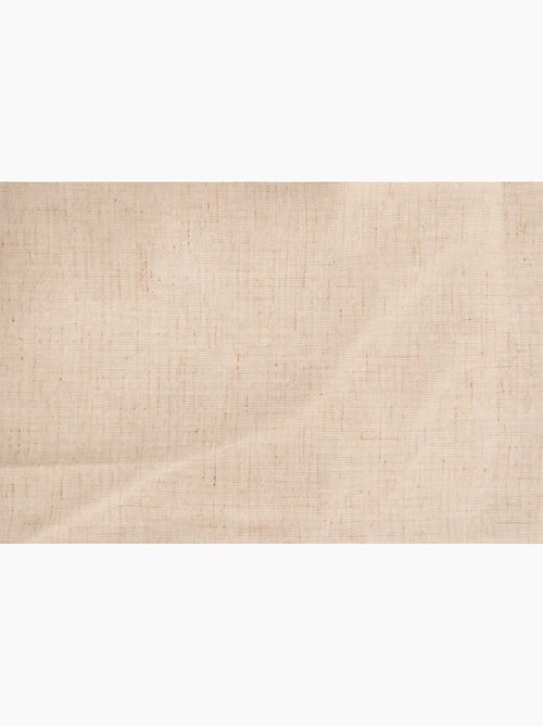 Pantalon uni coton, lin et polyester - Kiabi
