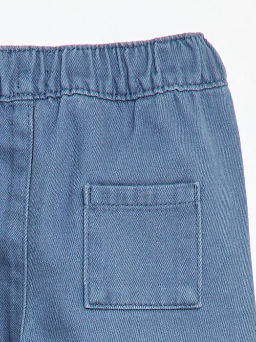Pantalon uni coupe relax fit - Kiabi