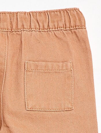 Pantalon uni coupe relax fit