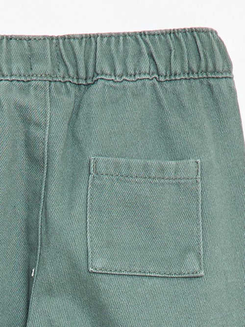 Pantalon uni coupe relax fit - Kiabi