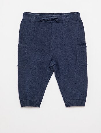 Pantalon uni en maille