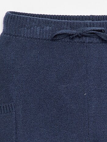 Pantalon uni en maille