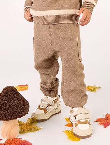 Pantalon uni en maille