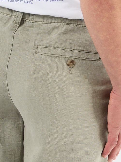 Pantalon uni en matière légère et douce - Kiabi Pantalon uni en matière légère et douce - Kiabi