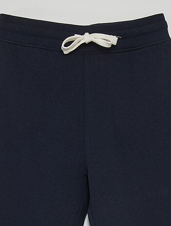 Pantalon uni en molleton