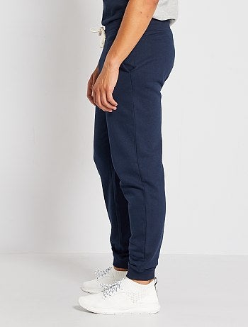 Pantalon uni en molleton