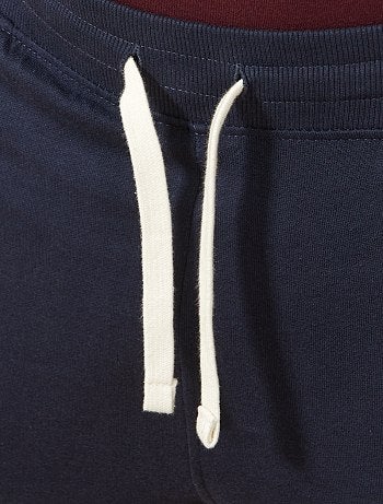 Pantalon uni en molleton