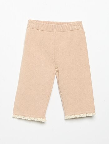 Pantalon uni en tricot