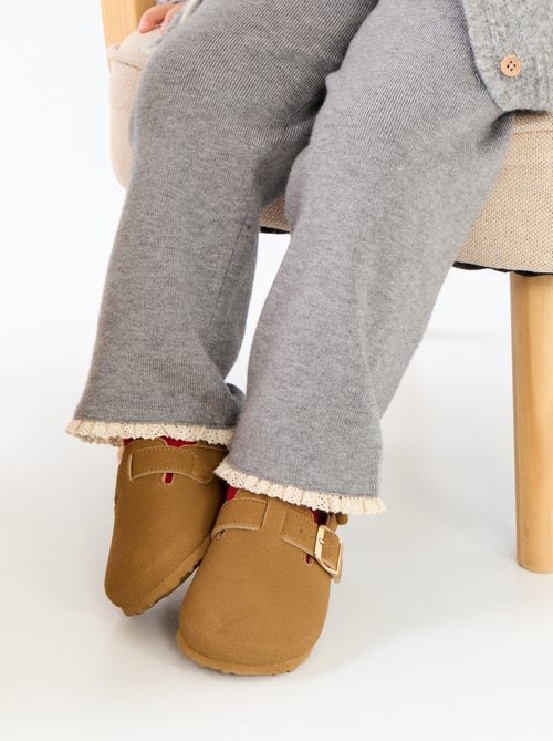 Pantalon uni en tricot - Kiabi Pantalon uni en tricot - Kiabi