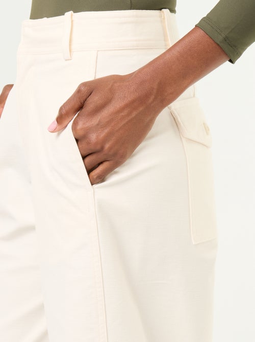 Pantalon uni forme large - Kiabi