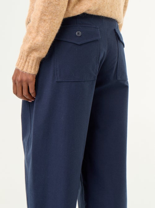 Pantalon uni forme large - Kiabi Pantalon uni forme large - Kiabi
