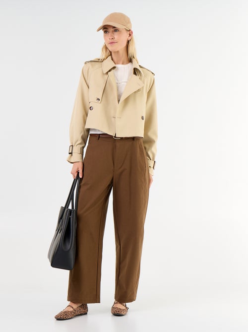 Pantalon uni forme large - Kiabi Pantalon uni forme large - Kiabi
