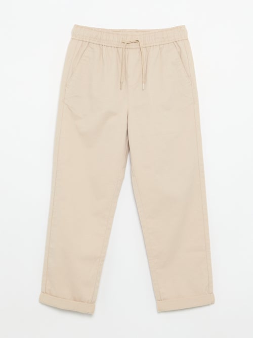 Pantalon uni léger - Kiabi Pantalon uni léger - Kiabi