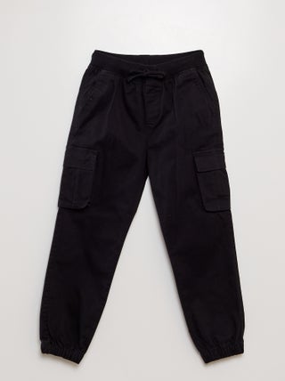 Pantalon uni multipoches